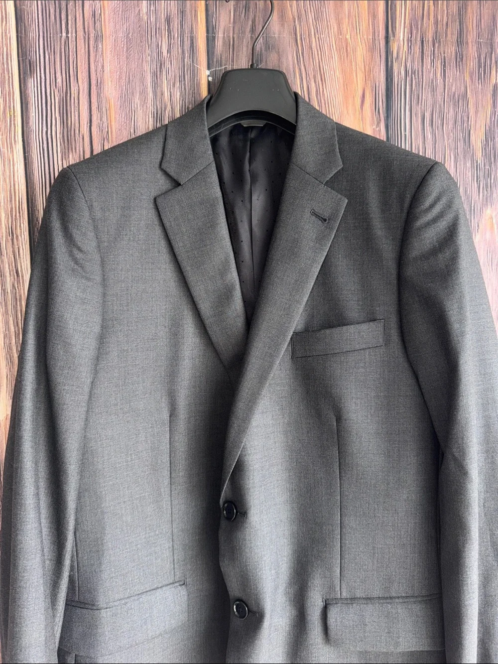 Indochino 100% Wool Sport Coat Blazer Gray Custom size 38-40